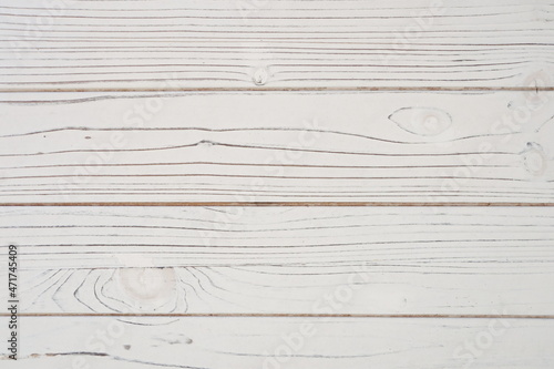 Fototapeta Naklejka Na Ścianę i Meble -  White Wood Grain Panels