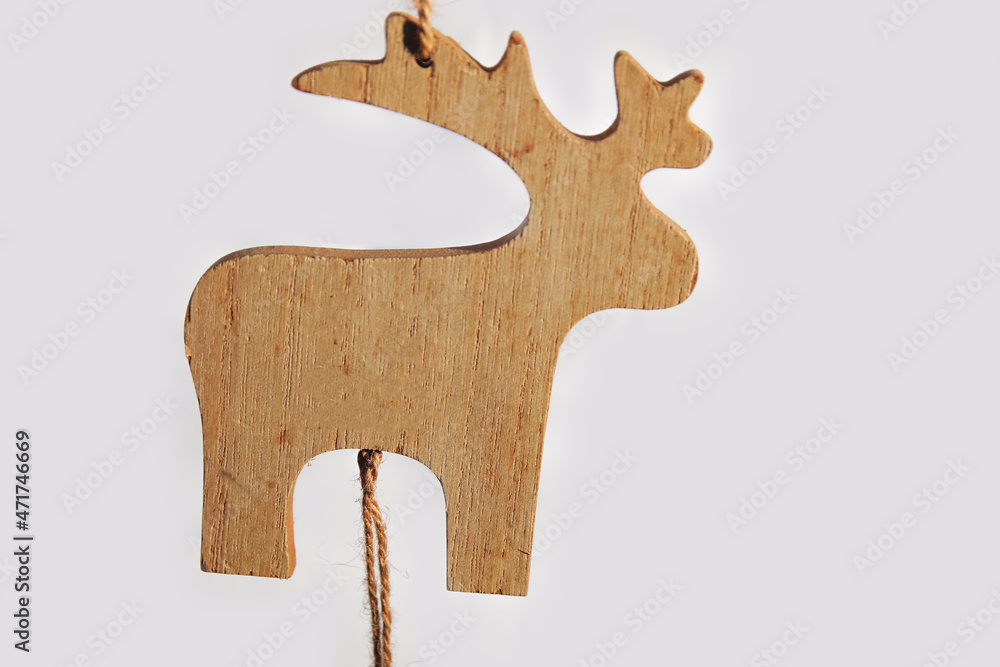Wooden online reindeer toy