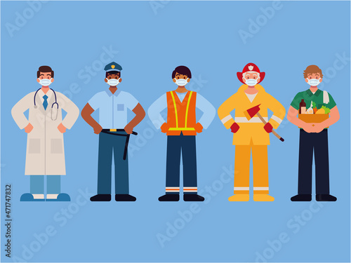 set men different professions