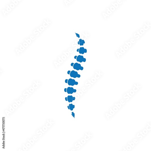 Spine diagnostics symbol logo