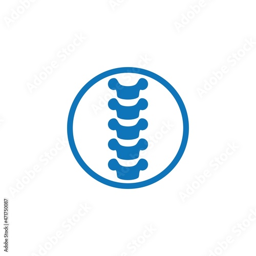 Spine diagnostics symbol logo