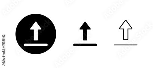 Upload icons set. load data sign and symbol Free Download Upload icons set. load data sign and symbol - GFXLoad