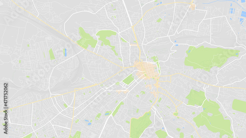 vector map city Lviv Ukraine