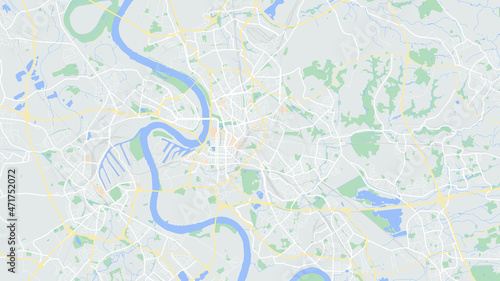 digital vector map city of Dusseldorf. You can scale it to any size.