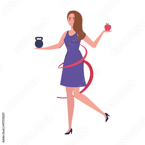 slim woman after losing weight