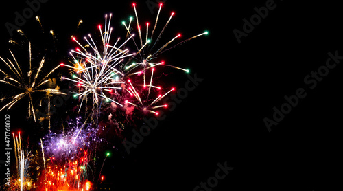 Canvas Print Fireworks