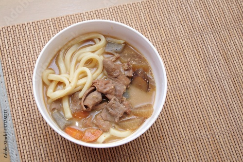 牛モツ煮込みウドン