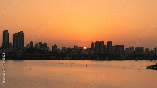 hanriver at sunset © JONGWON