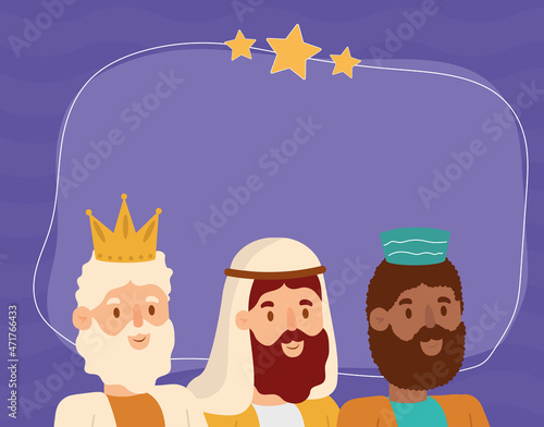 Leinwand Poster three wise kings