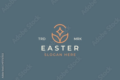 Creative Abstract Natural Leaf Boutique Logo