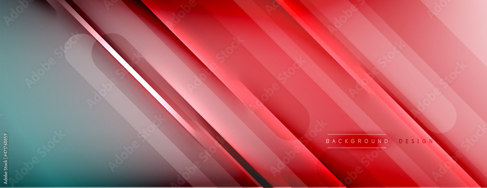 Abstract background - lines composition created with lights and shadows. Technology or business digital template. Trendy simple fluid color gradient abstract background with dynamic Abstract background - lines composition created with lights and shadows. Technology or business digital template. Trendy simple fluid color gradient abstract background with dynamic