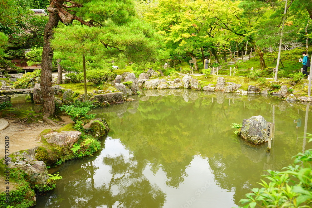 日本 京都 銀閣寺 日本庭園 日本 京都 銀閣寺 日本庭園