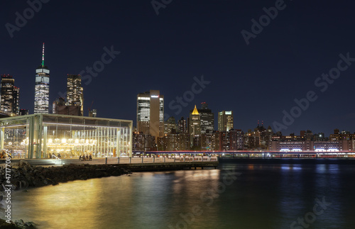 Brooklyn Bridge Park with the Manhattan skyline in the distance © James