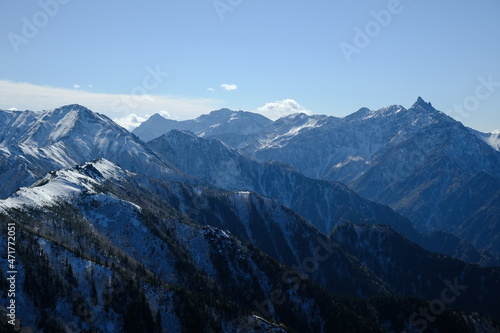 【 北アルプス 】初冬の燕岳からの眺望 © taroq