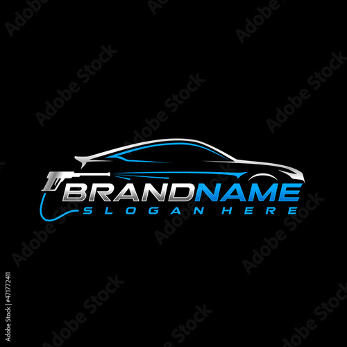 auto detailing logo template