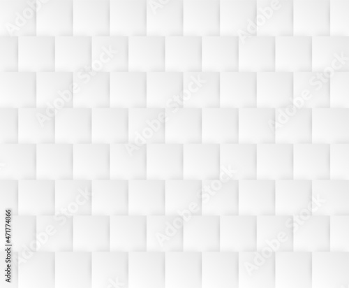 Abstract geometric white background. Vector. © Chatrawee