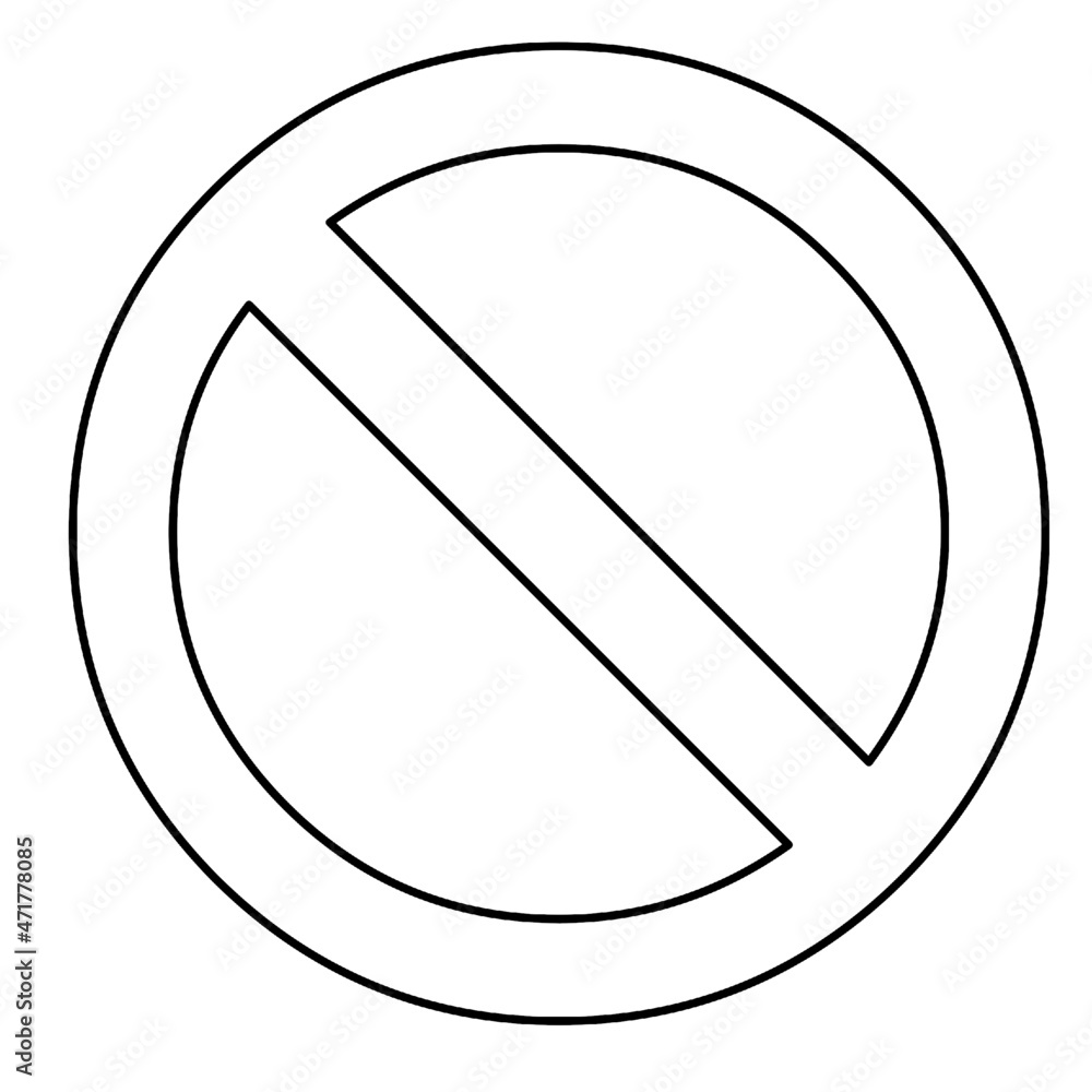 road traffic sign layout outline ban not allowed road traffic sign layout outline ban not allowed