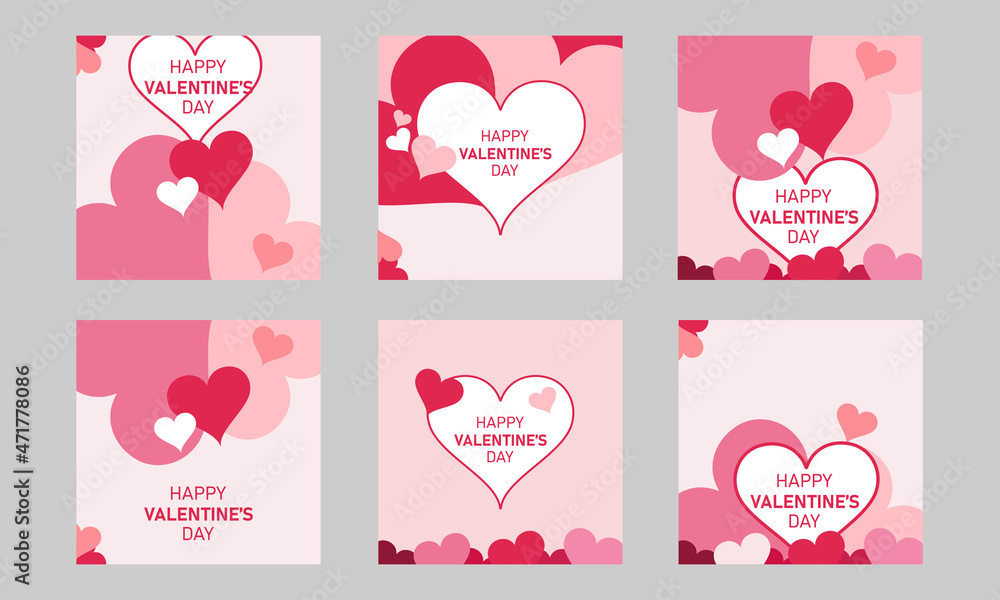 valentine days red and pink post design part six valentine days red and pink post design part six