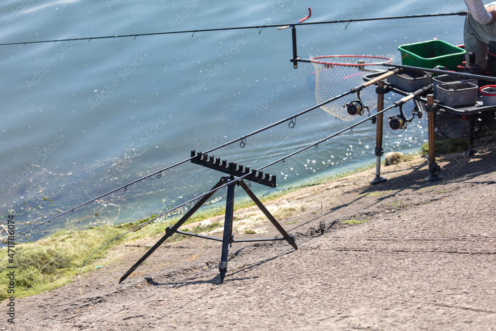 Stand for fishing rods