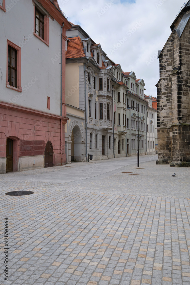 Altstadt von Weißenfels an der Straße der Romanik, Burgenlandkreis, Sachsen-Anhalt, Deutschland