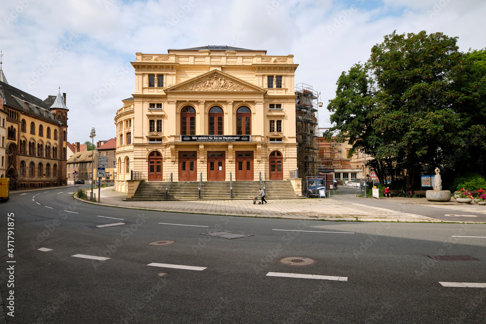 Obraz premium Theater in der Skatstadt Altenburg, Thüringen, Deutschland