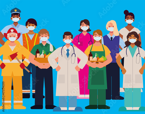people of different professions