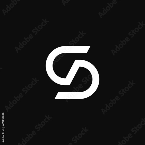 Free Download DS letter design logotype concept vector illustration - GFXLoad