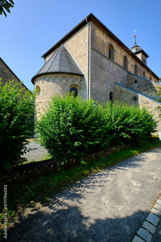 Kloster Wechterswinkel, Gemeinde Bastheim, Biosphärenreservat Rhön, Landkreis Rhön-Grabfeld, Unterfranken, Franken, Bayern, Deutschland Kloster Wechterswinkel, Gemeinde Bastheim, Biosphärenreservat Rhön, Landkreis Rhön-Grabfeld, Unterfranken, Franken, Bayern, Deutschland