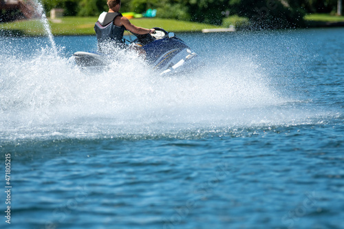 Water jet rider, jet skiing © digidreamgrafix
