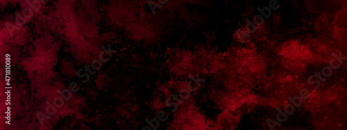 Rich red and black background texture, stone grunge concrete walls texture background with decoration design business, wallpaper, template, and industrial construction concept