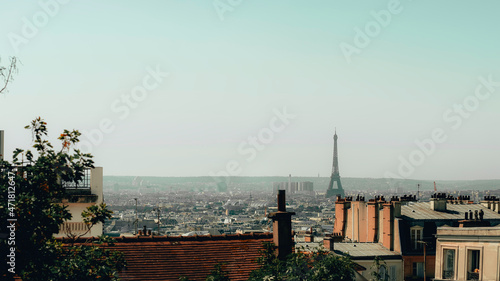 pano Montmartre tour Eiffel