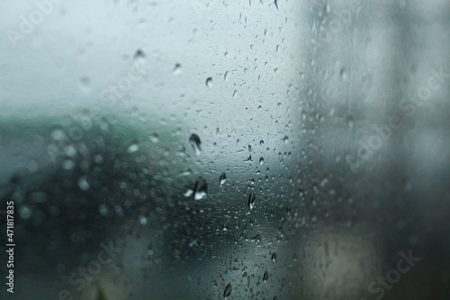 rain on window
