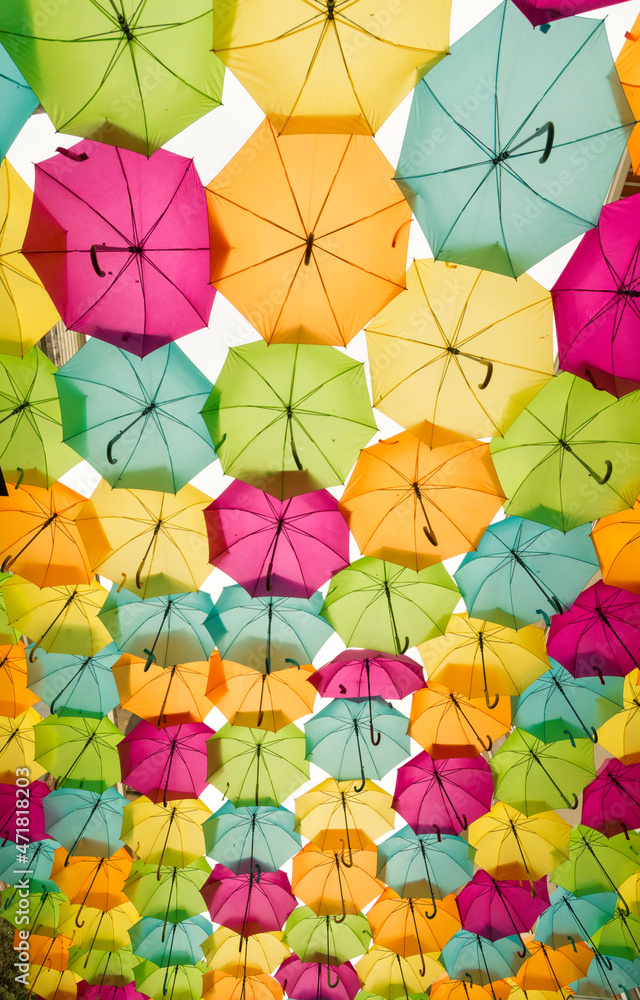 Paraguas de colores Paraguas de colores