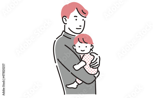 パパと赤ちゃん