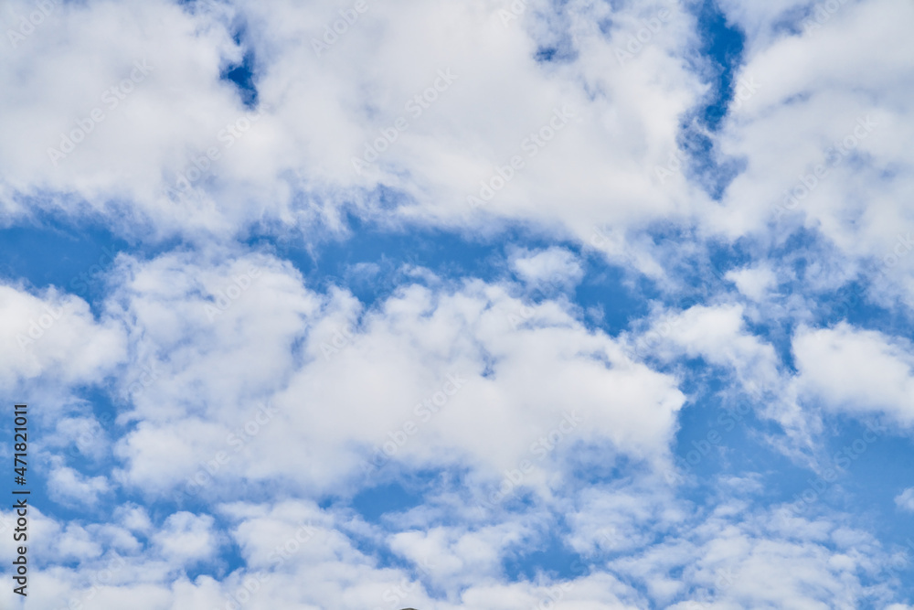 Beatiful blue sky with clouds on a sunny day Beatiful blue sky with clouds on a sunny day