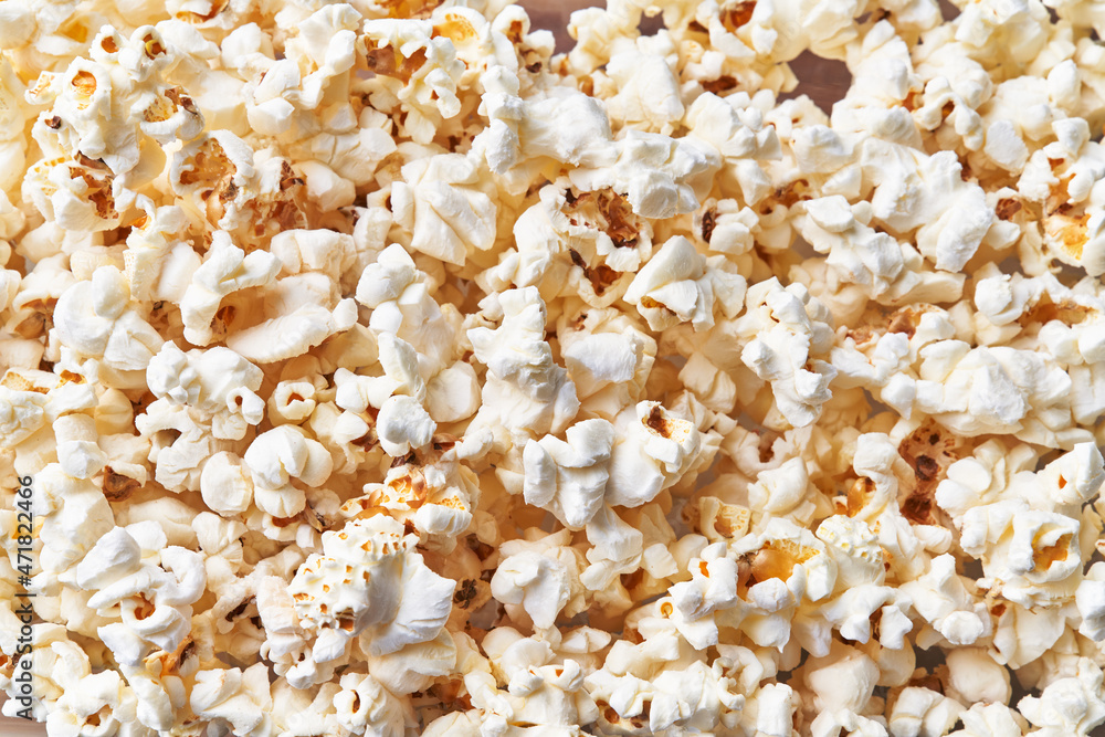 Bunch of salty popcorns texture Bunch of salty popcorns texture