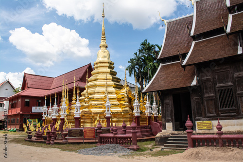 Within Wat Pan-Tao is a Buddhist temple in Chiang Mai province northern of Thailand.