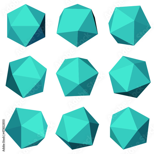 abstract geometric lowpoly background with triangles