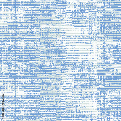 Natural Linen Texture Border Background. Old Flax Fibre Seamless Pattern. Organic Yarn Close Up Weave Fabric Ribbon Sack Cloth Packaging Canvas Vector