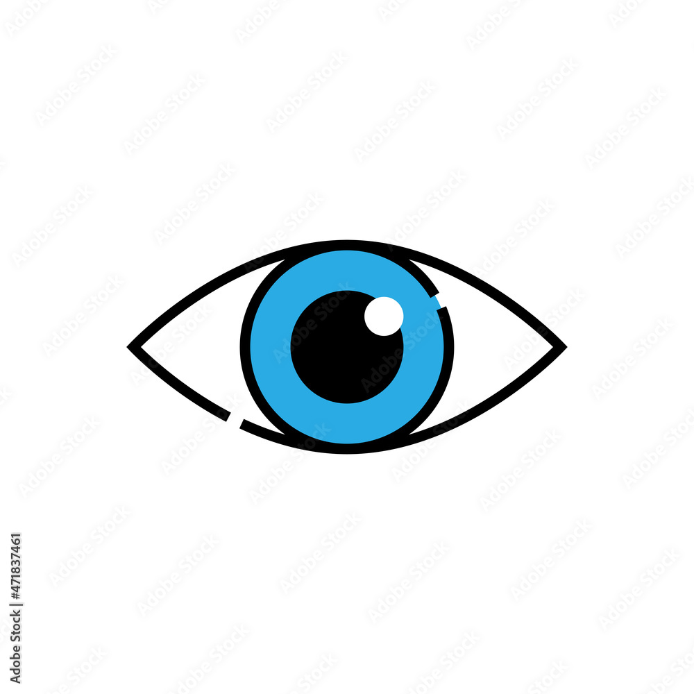 Eye icon design template illustration vector Eye icon design template illustration vector