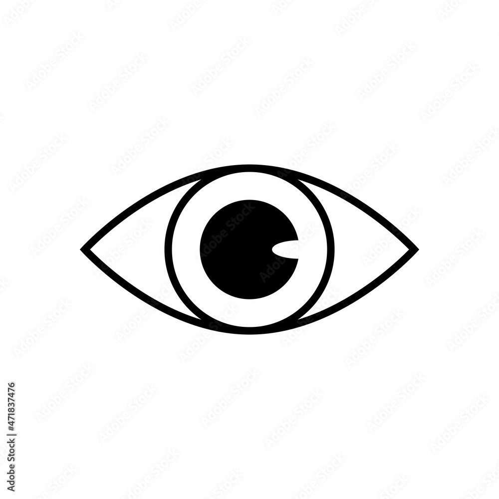 Eye icon design template illustration vector Eye icon design template illustration vector
