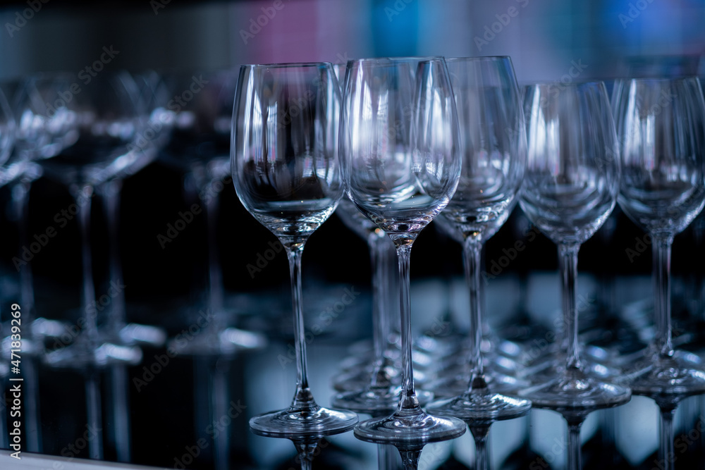 champagne glass, celebration, empty glass on the table champagne glass, celebration, empty glass on the table