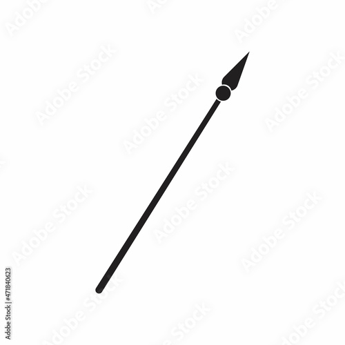 spear icon illustration isolated sign symbol