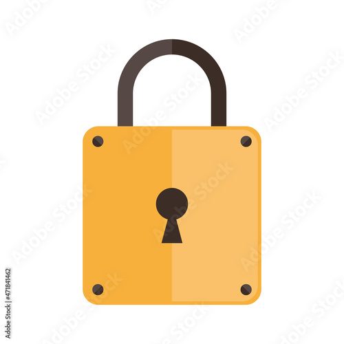 square padlock security