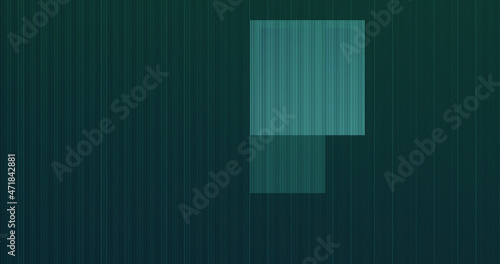 Render with green background from cubes and vertical stripes