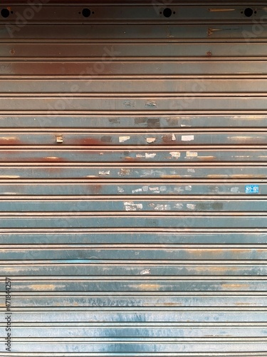 vintage grunge steel shutter background