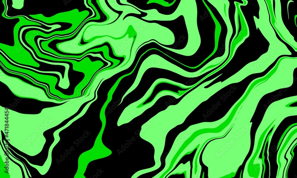 Abstract background green tone illustration. Marble pattern, swirls. blank backdrops.