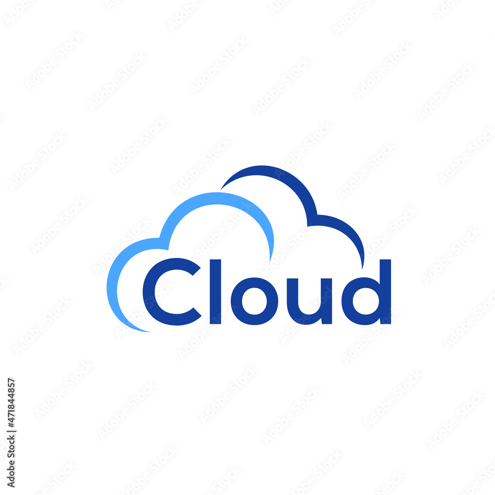cloud logo design, web data service concepts and software cloud logo design, web data service concepts and software