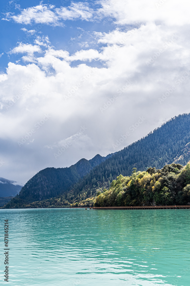 lake and mountains in the summer lake and mountains in the summer
