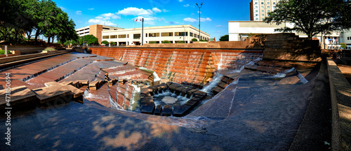 Wallpaper Mural Water Gardens in Dowtown Fort Worth, Texas Torontodigital.ca
